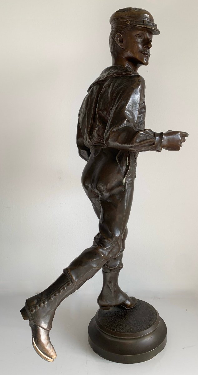 Le dandy , Sculpture En Bronze-photo-7