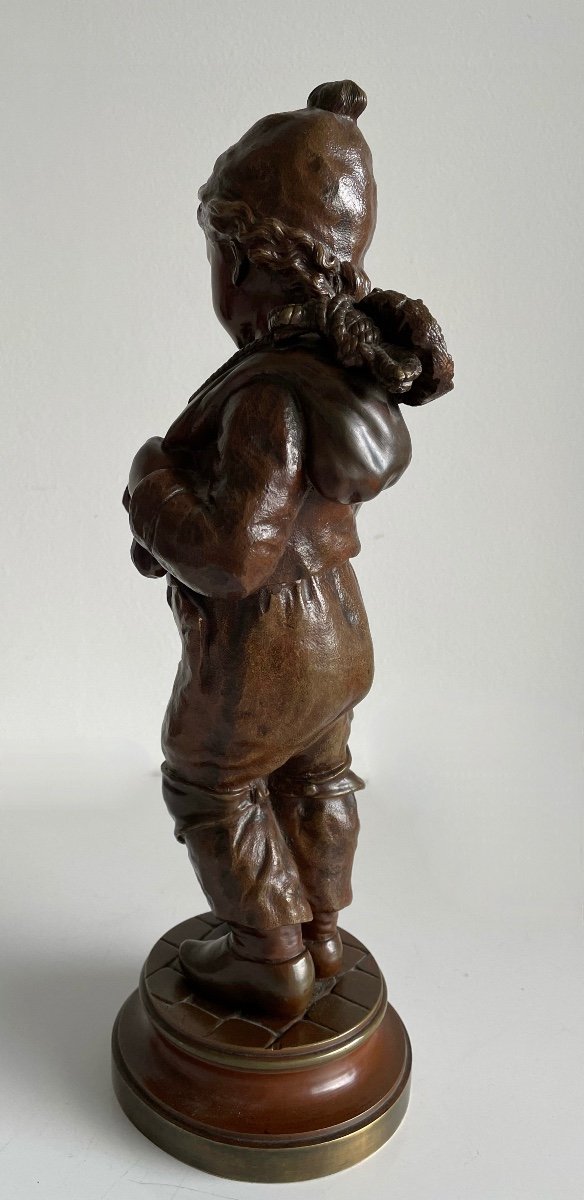 Le Petit Ramoneur , Sculpture En Bronze-photo-1