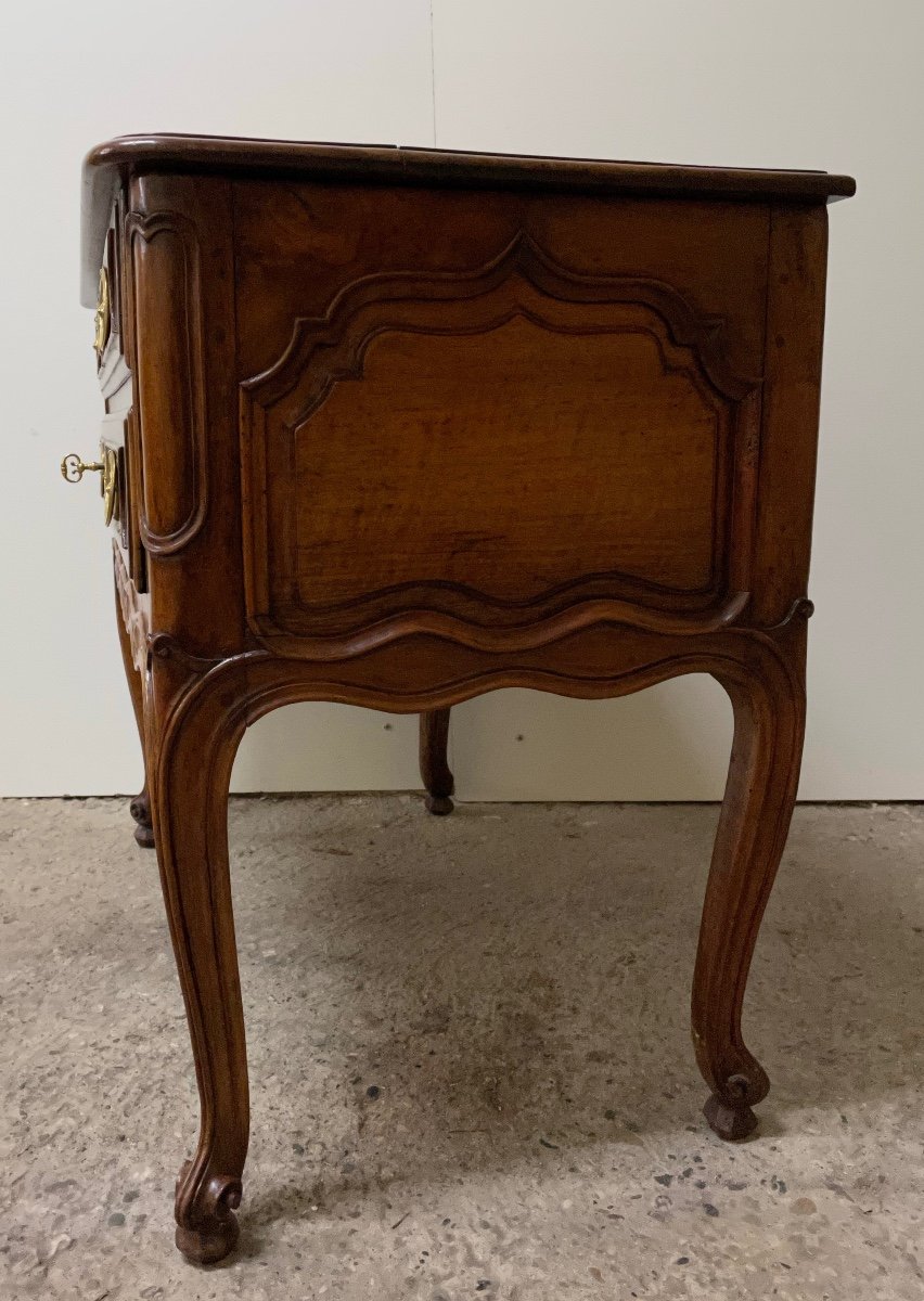 Commode Perruquière Provençale  En Noyer-photo-6