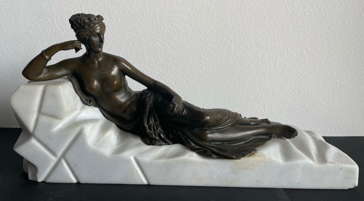 Woman In The Antique, Bronze Subject