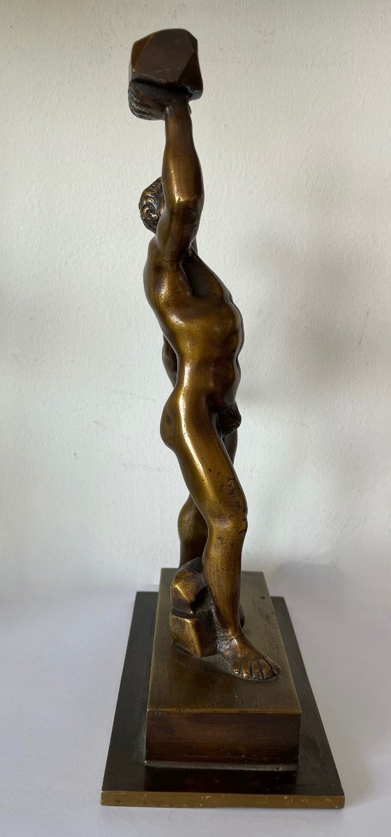 L Athlète , Sujet  En Bronze -photo-3