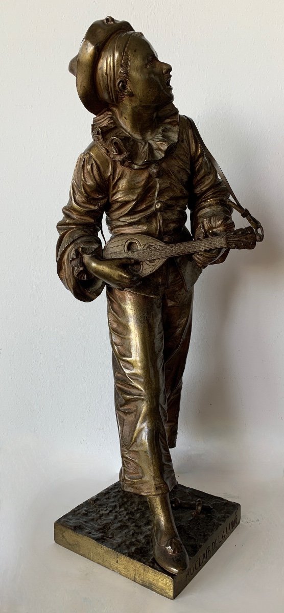 Au Clair De La Lune , Sculpture En Bronze-photo-2