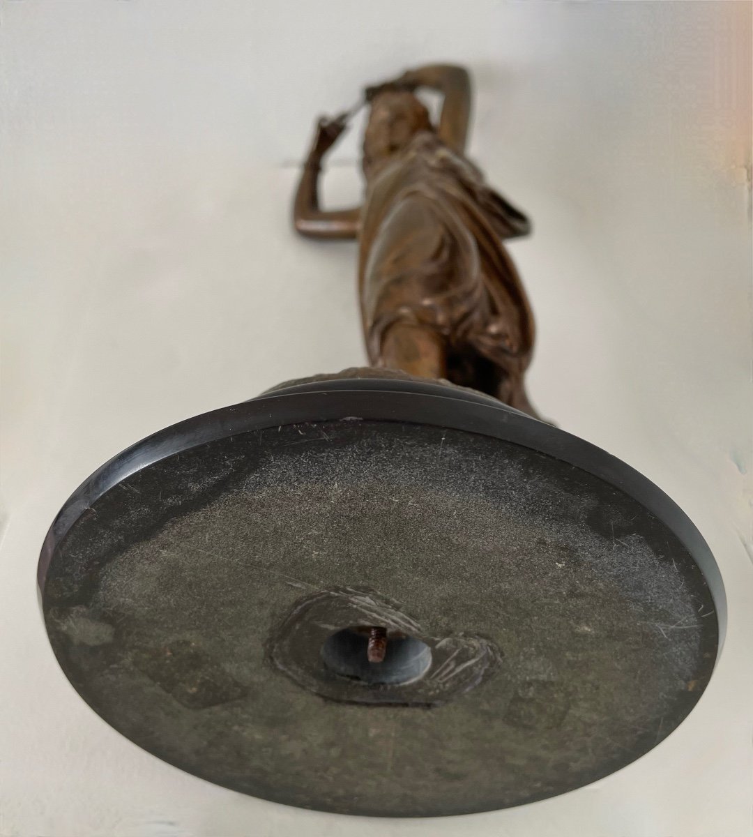 The Musician, Bronze Sculpture Signed Machault-photo-7
