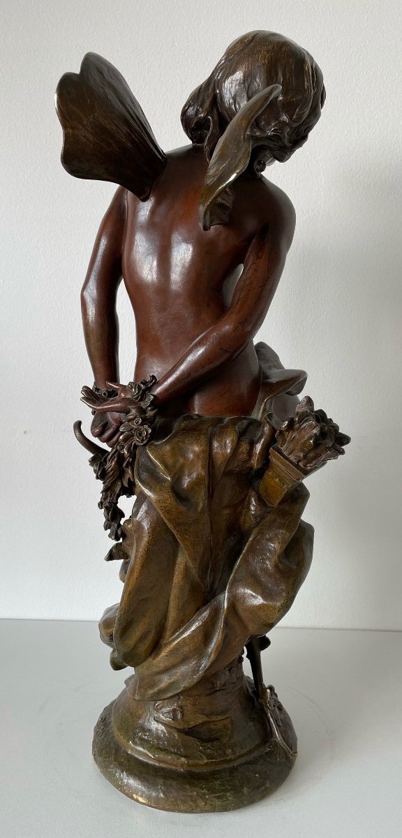  Amour Les Mains Liées , Sculpture En Bronze-photo-4