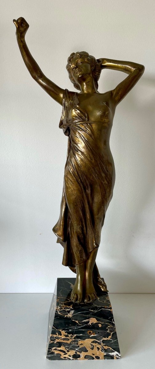 Le Réveil , Sculpture En Bronze