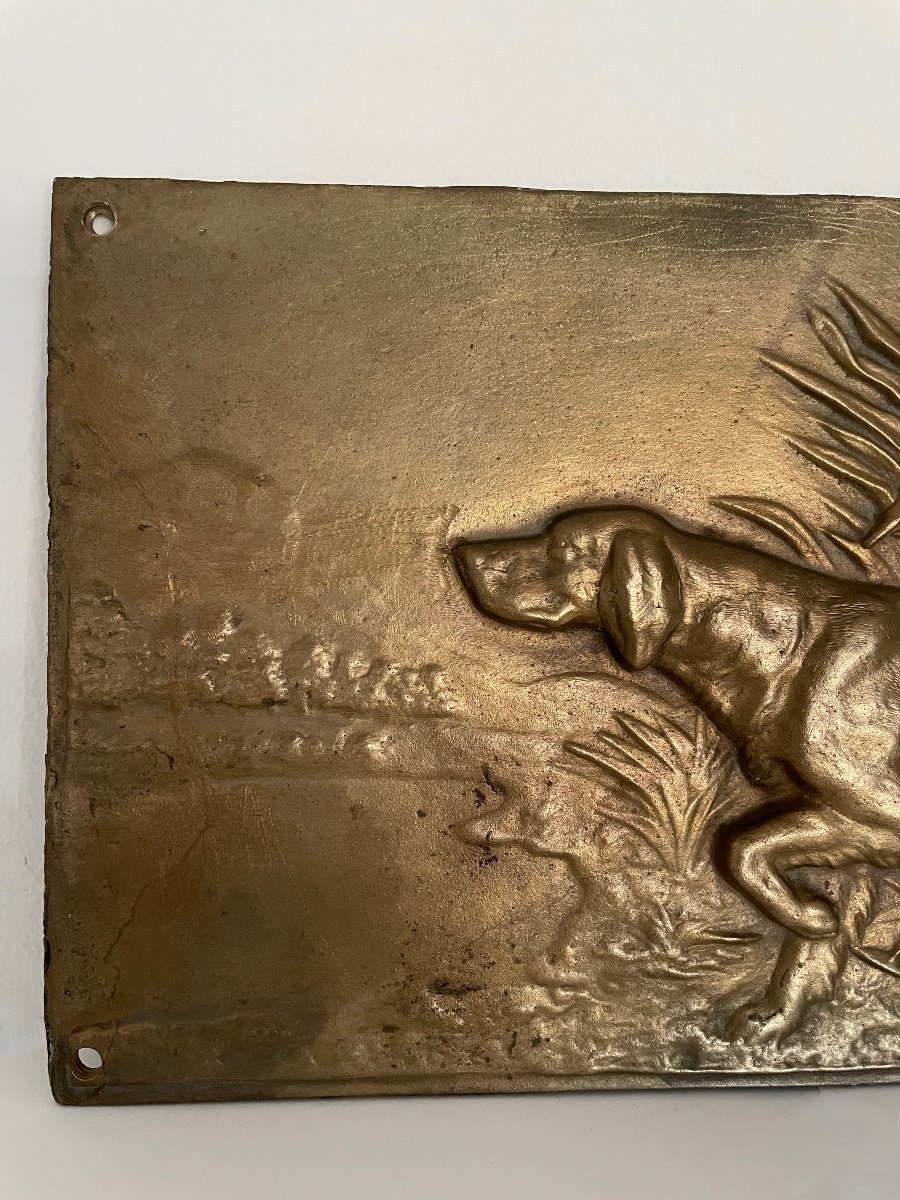 Bas-relief Plate In Bronze-photo-4