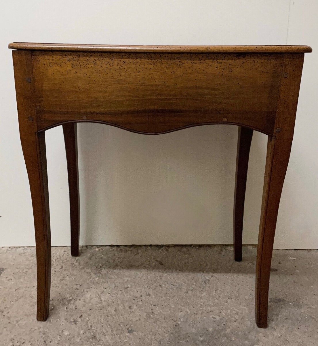Walnut Console Table Dite En Arbalète-photo-2