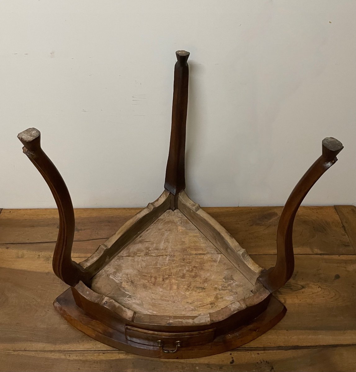 Encoignure En Noyer De Style Louis XV-photo-8