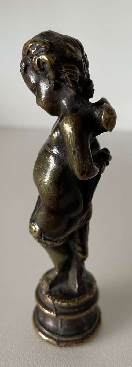 Cachet en bronze Représentant Un Angelot-photo-4