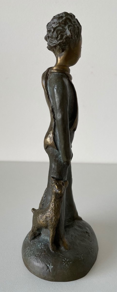 Le Petit Prince , Sculpture En Bronze-photo-3
