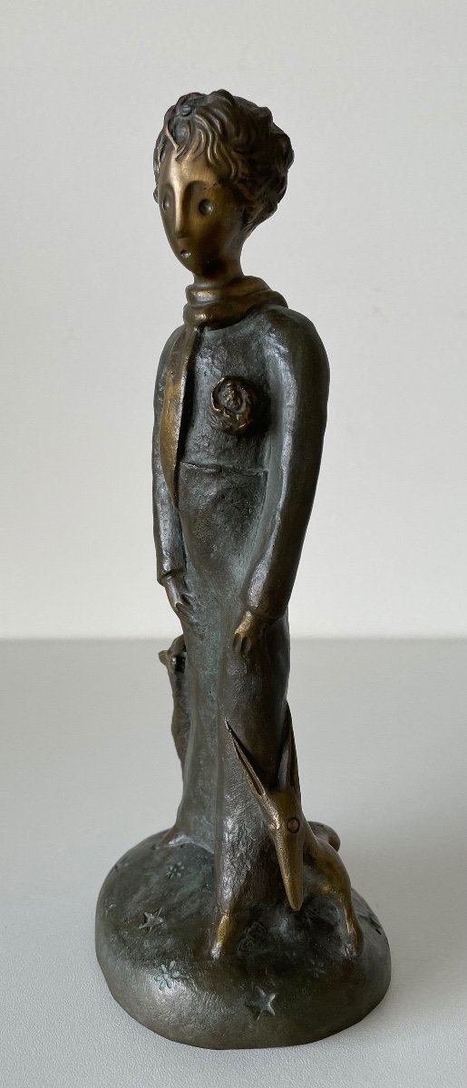 Le Petit Prince , Sculpture En Bronze-photo-2