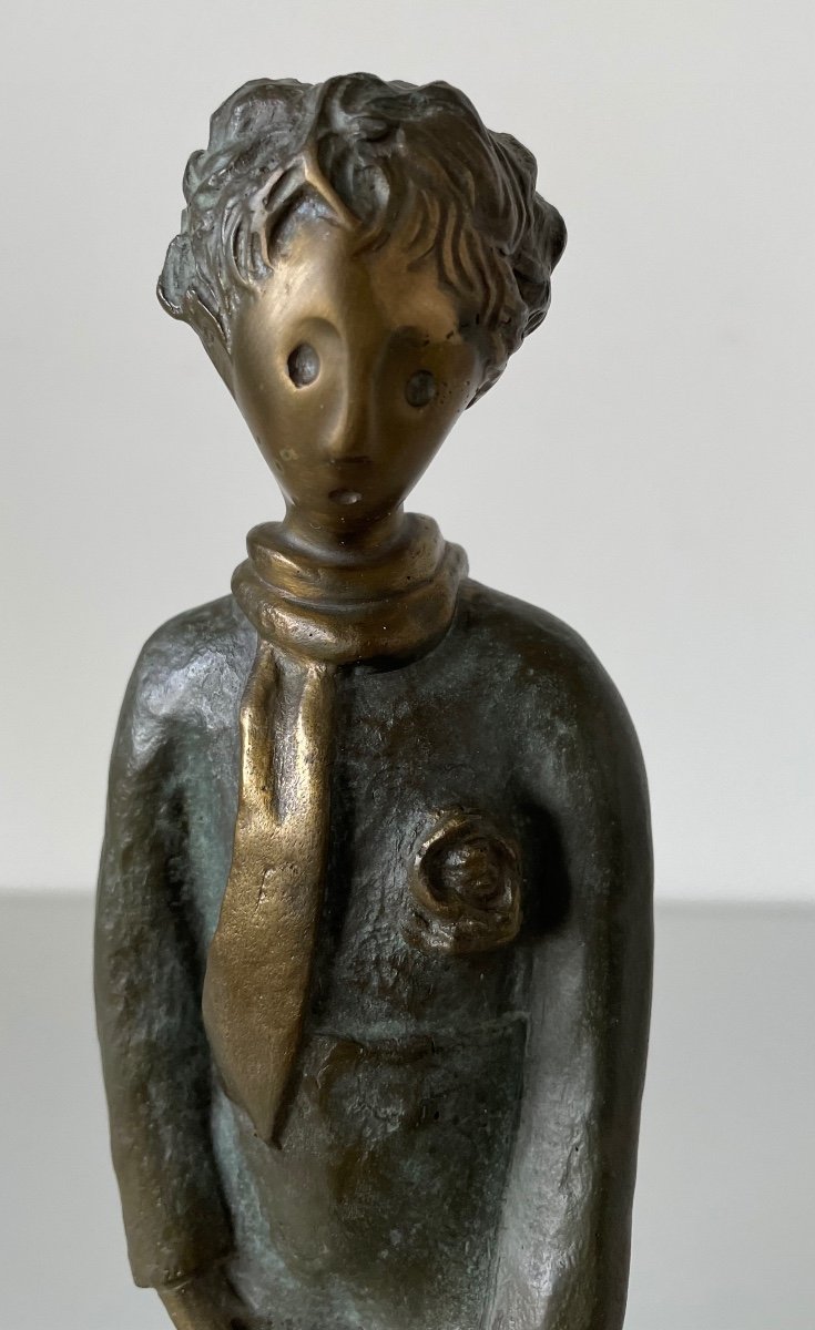 Le Petit Prince , Sculpture En Bronze-photo-6