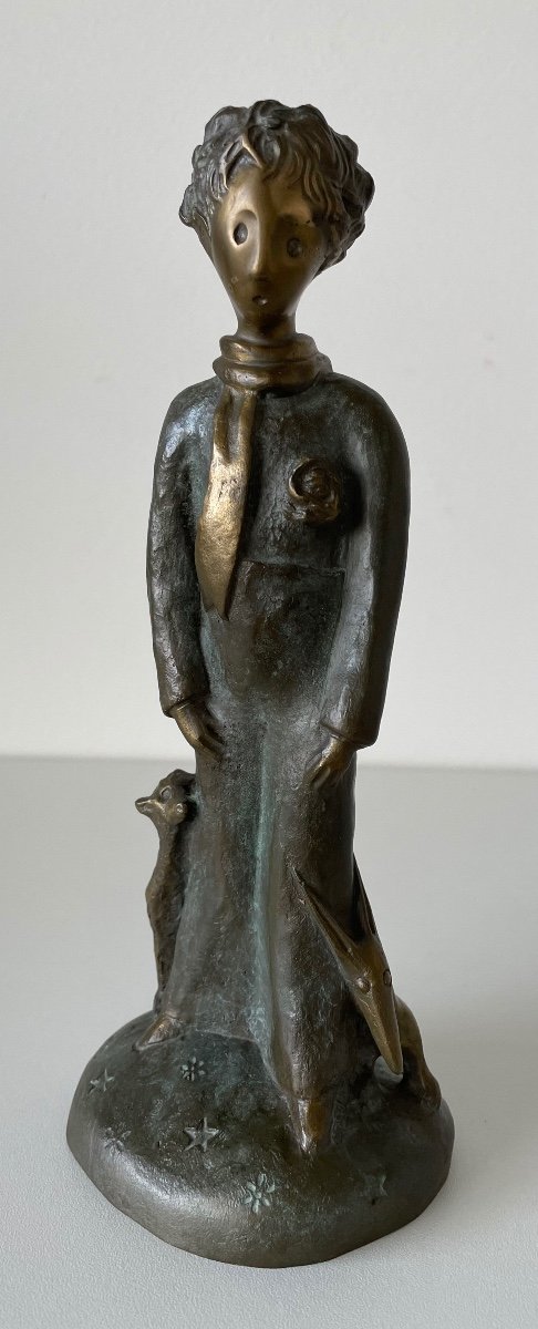 Le Petit Prince , Sculpture En Bronze