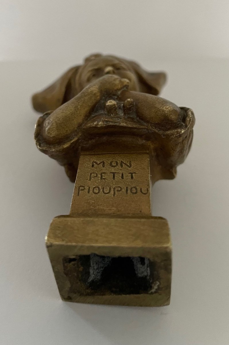 Mon Petit Pioupoui , Sujet En Bronze-photo-5
