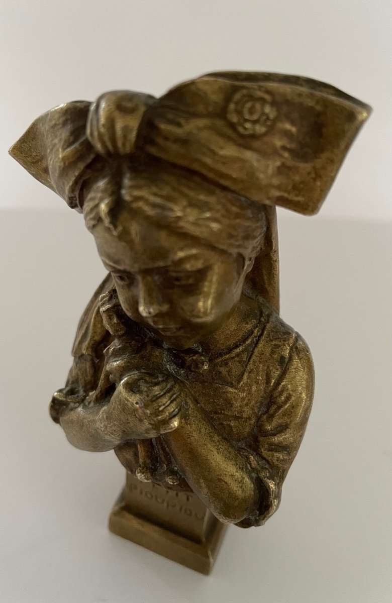 Mon Petit Pioupoui , Sujet En Bronze-photo-8