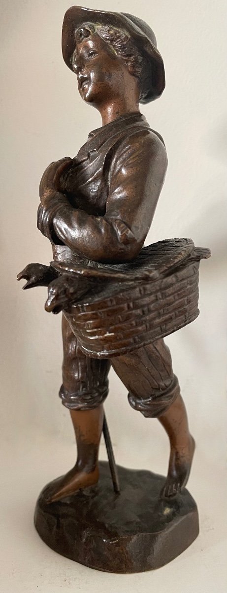 The Little Geese Seller, Bronze Subject-photo-4