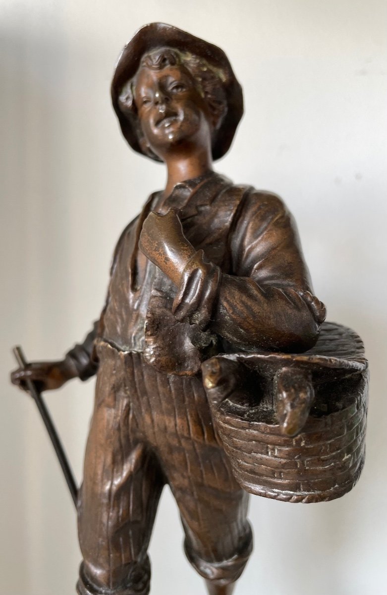 The Little Geese Seller, Bronze Subject-photo-5