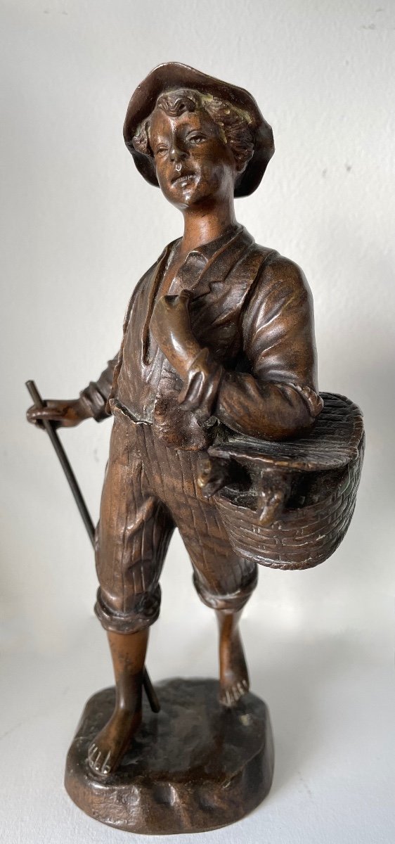 The Little Geese Seller, Bronze Subject