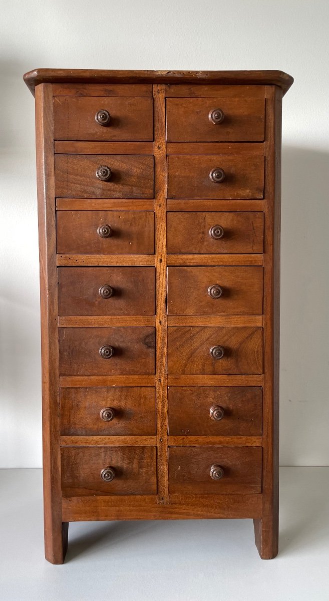 Small Walnut And Cherry Furniture With Drawer 