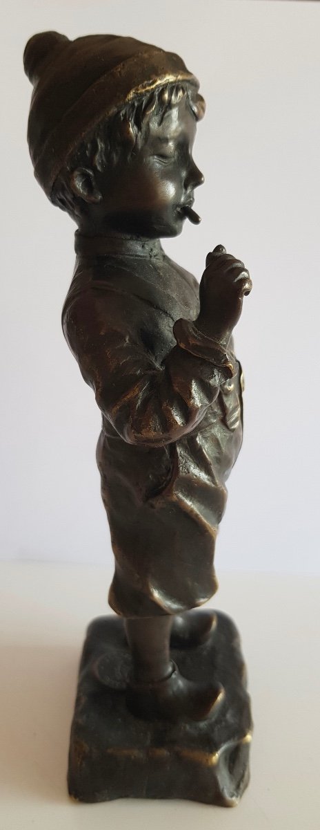 The Little Smoker, Bronze Subject-photo-5