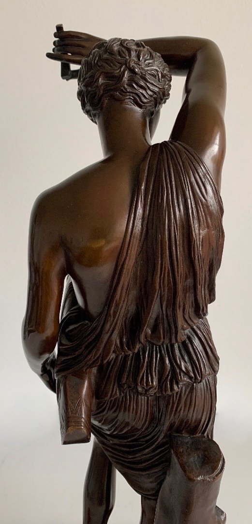 Wounded Amazon , Bronze Sculpture By Barbedienne Founder-photo-4