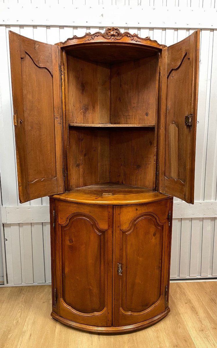 Double Body Corner Cabinet In Walnut-photo-3