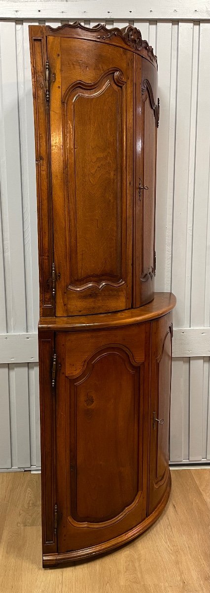 Double Body Corner Cabinet In Walnut-photo-4