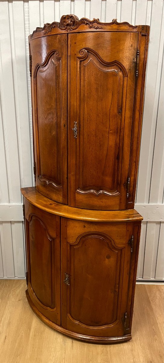 Double Body Corner Cabinet In Walnut-photo-5