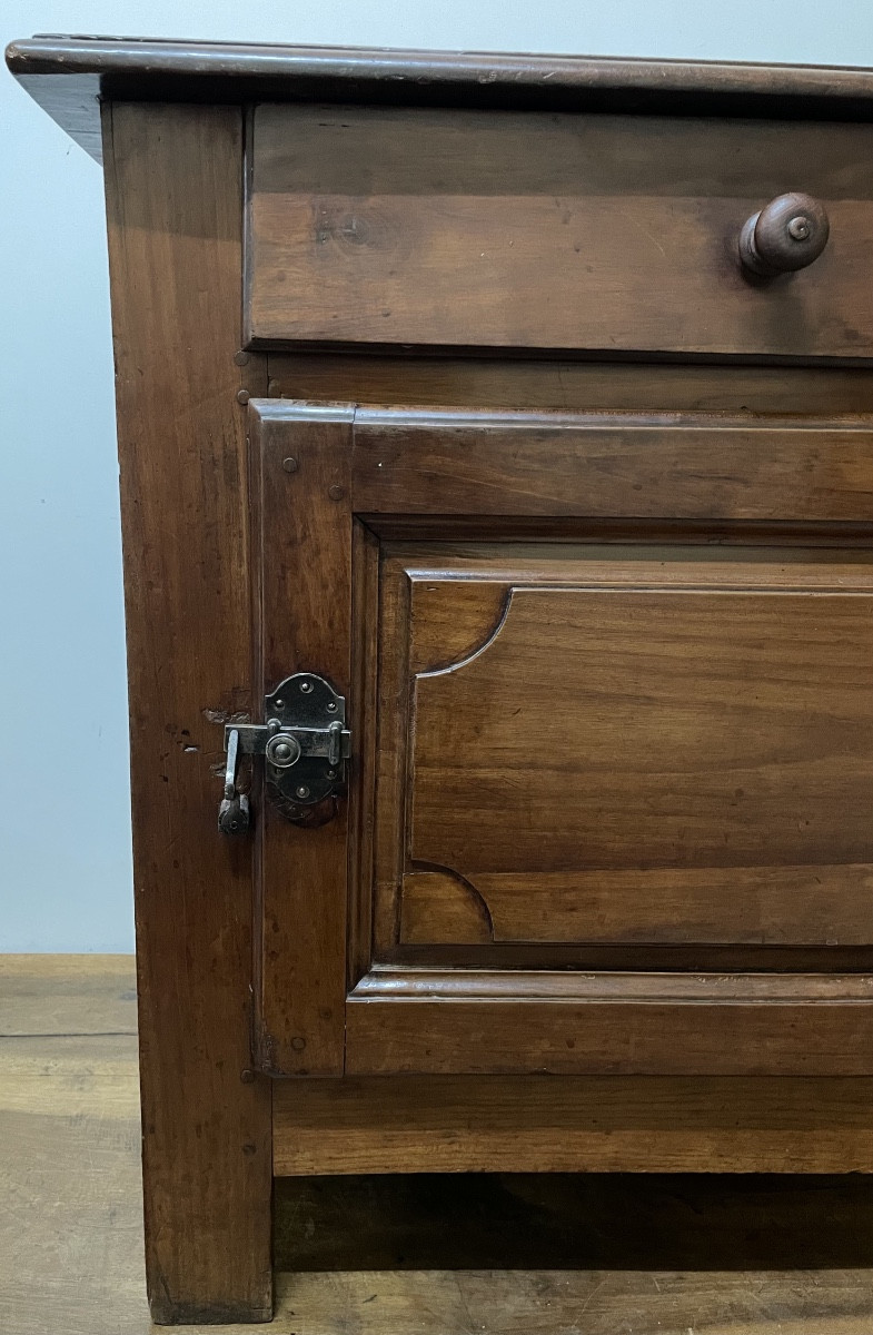 Petit Meuble Dit De Communauté En Noyer-photo-1