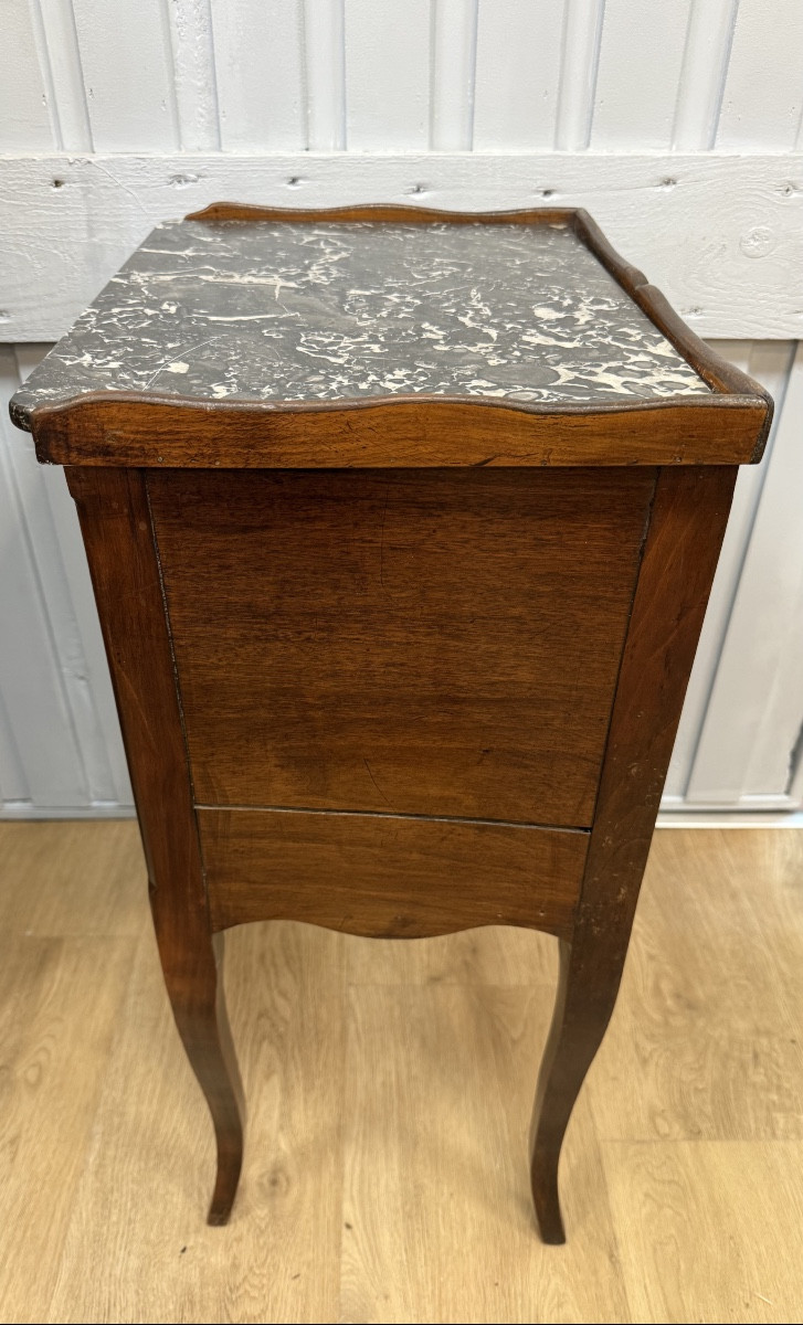 Petite commode d entre deux  en noyer-photo-7