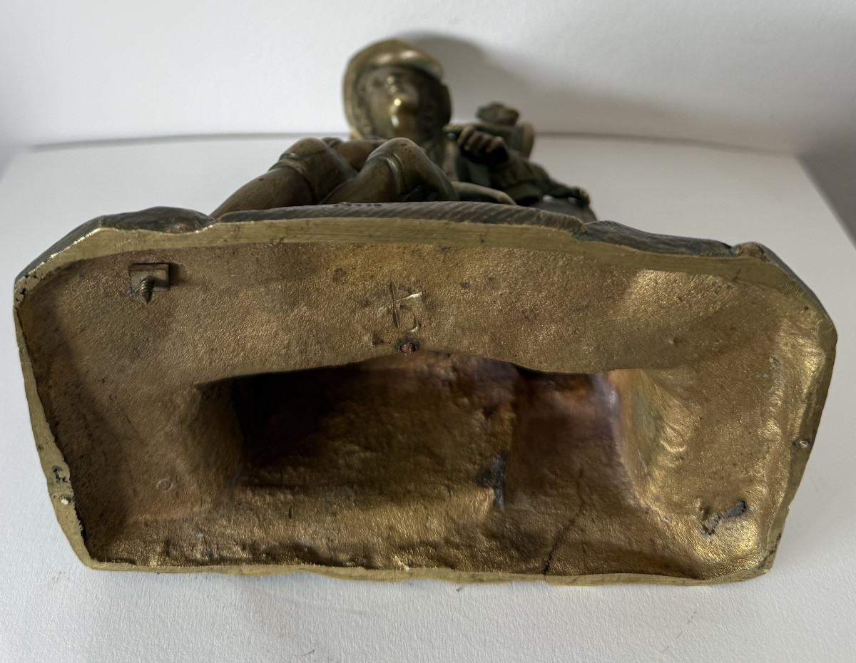 The Young Acrobat And His Monkey, Bronze Subject-photo-7