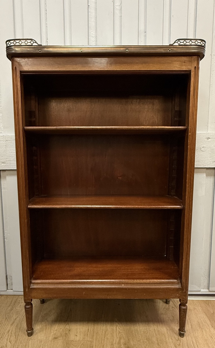 Louis XVI Style Mahogany Bibus-photo-3