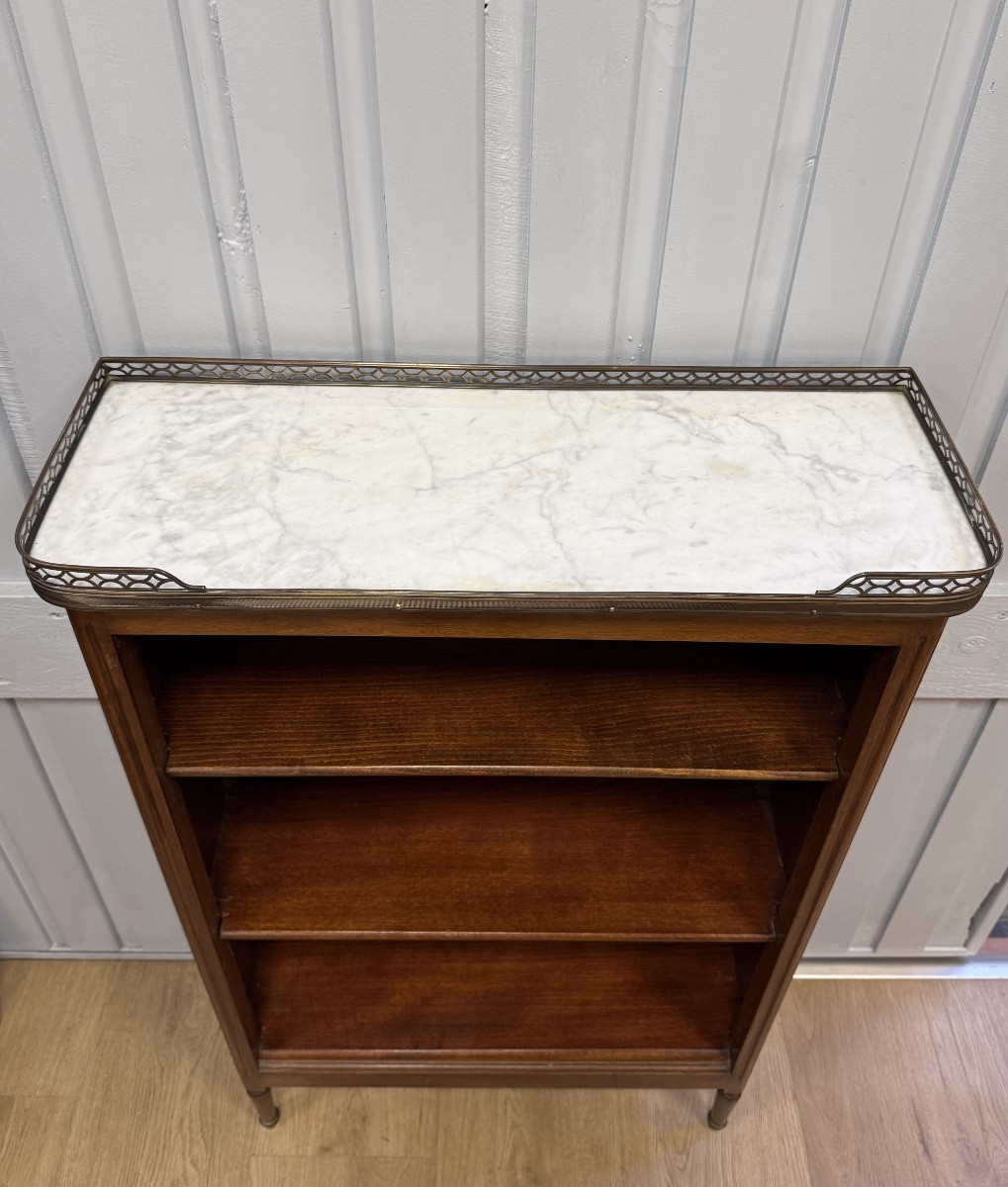 Louis XVI Style Mahogany Bibus-photo-6
