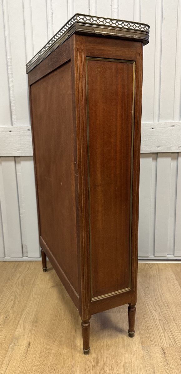 Louis XVI Style Mahogany Bibus-photo-8