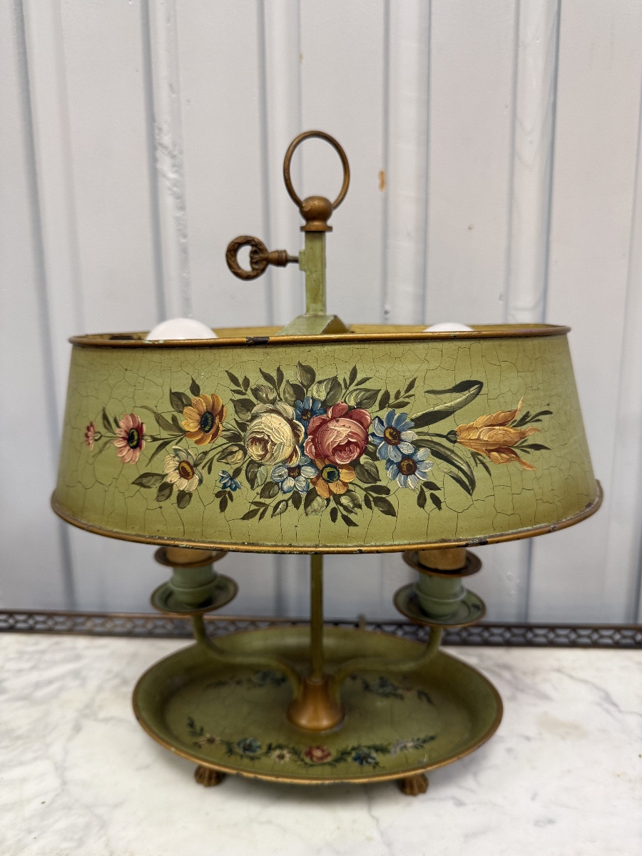 Lampe bouillotte en tôle peinte-photo-2