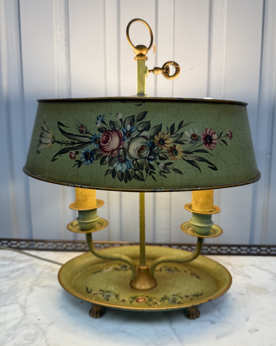Lampe bouillotte en tôle peinte-photo-3