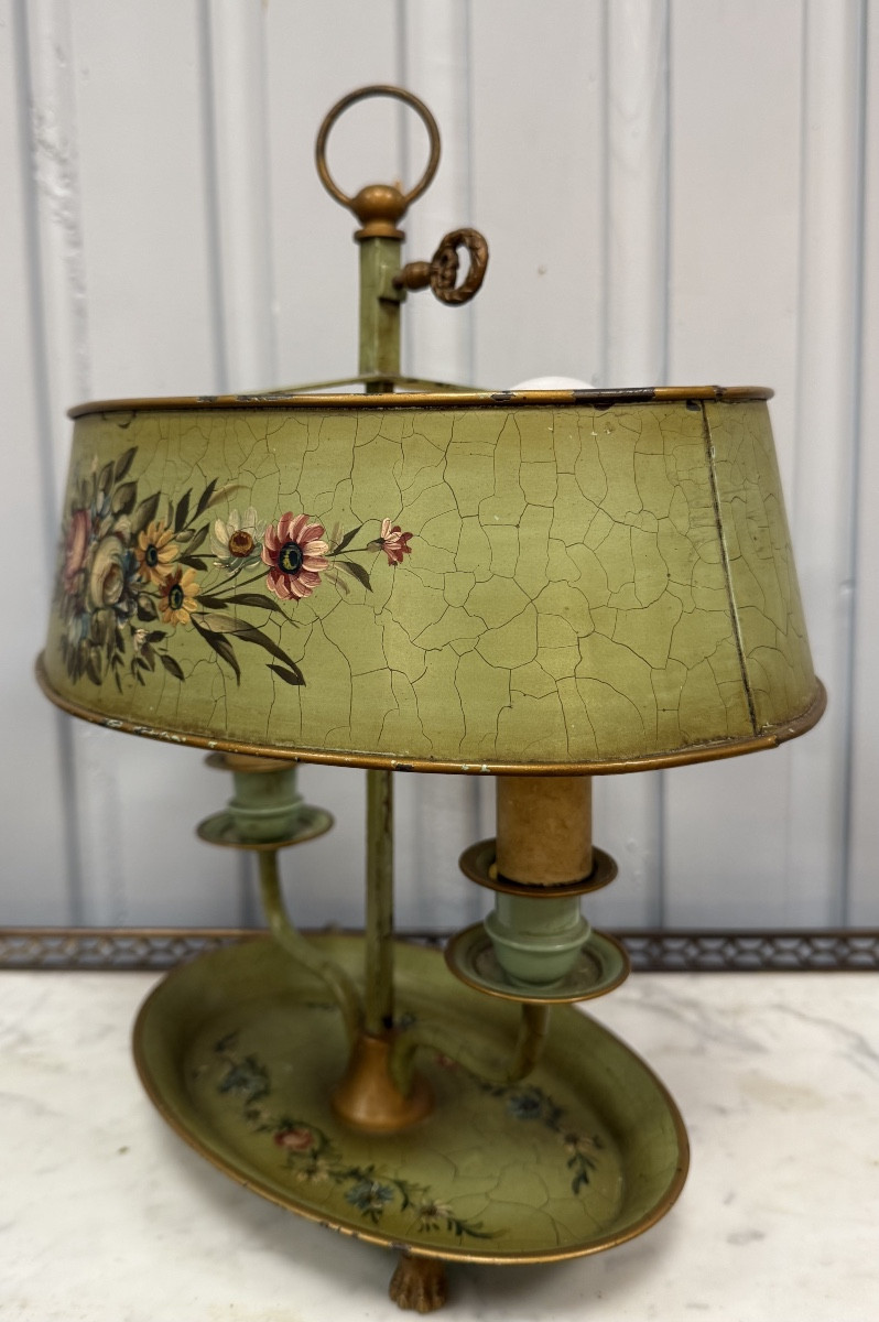Lampe bouillotte en tôle peinte-photo-4