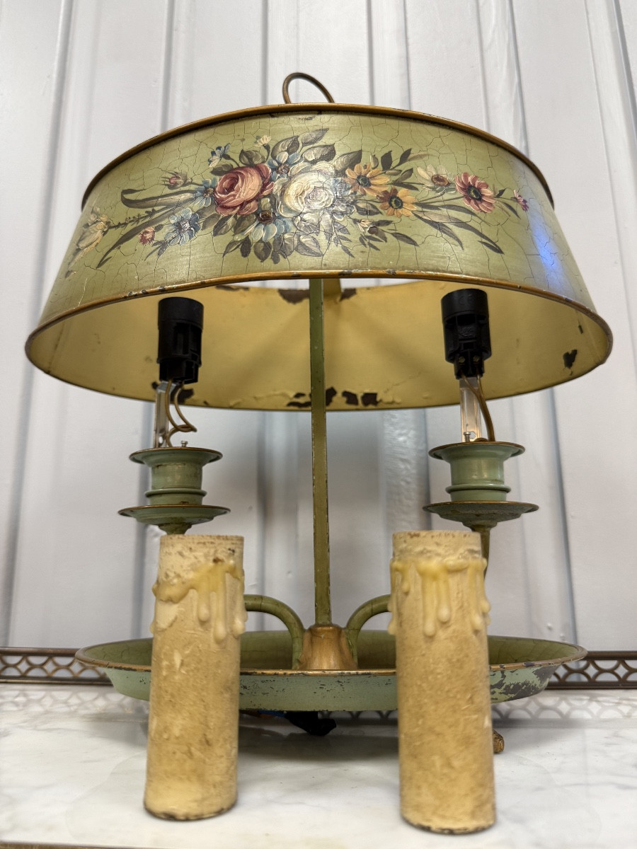 Lampe bouillotte en tôle peinte-photo-5