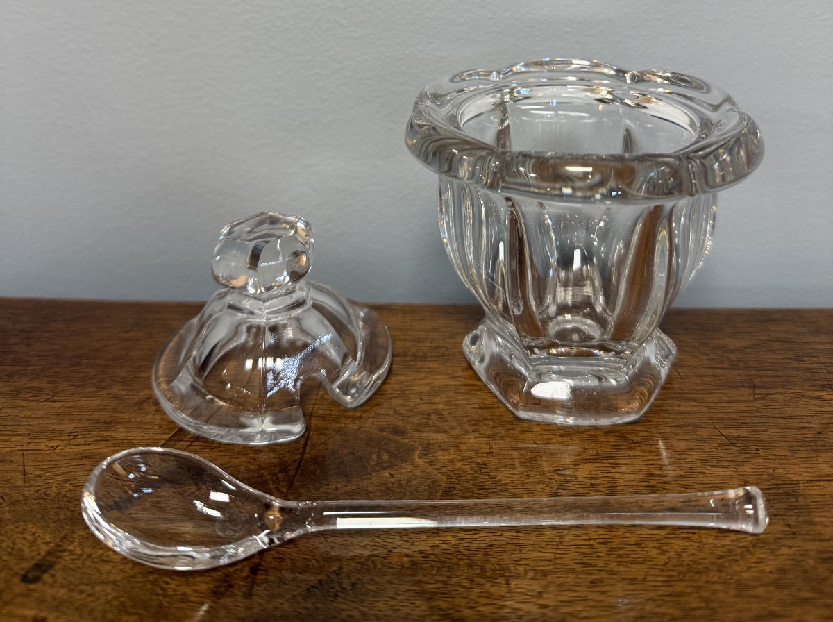 Moutardier en cristal  Baccarat-photo-4