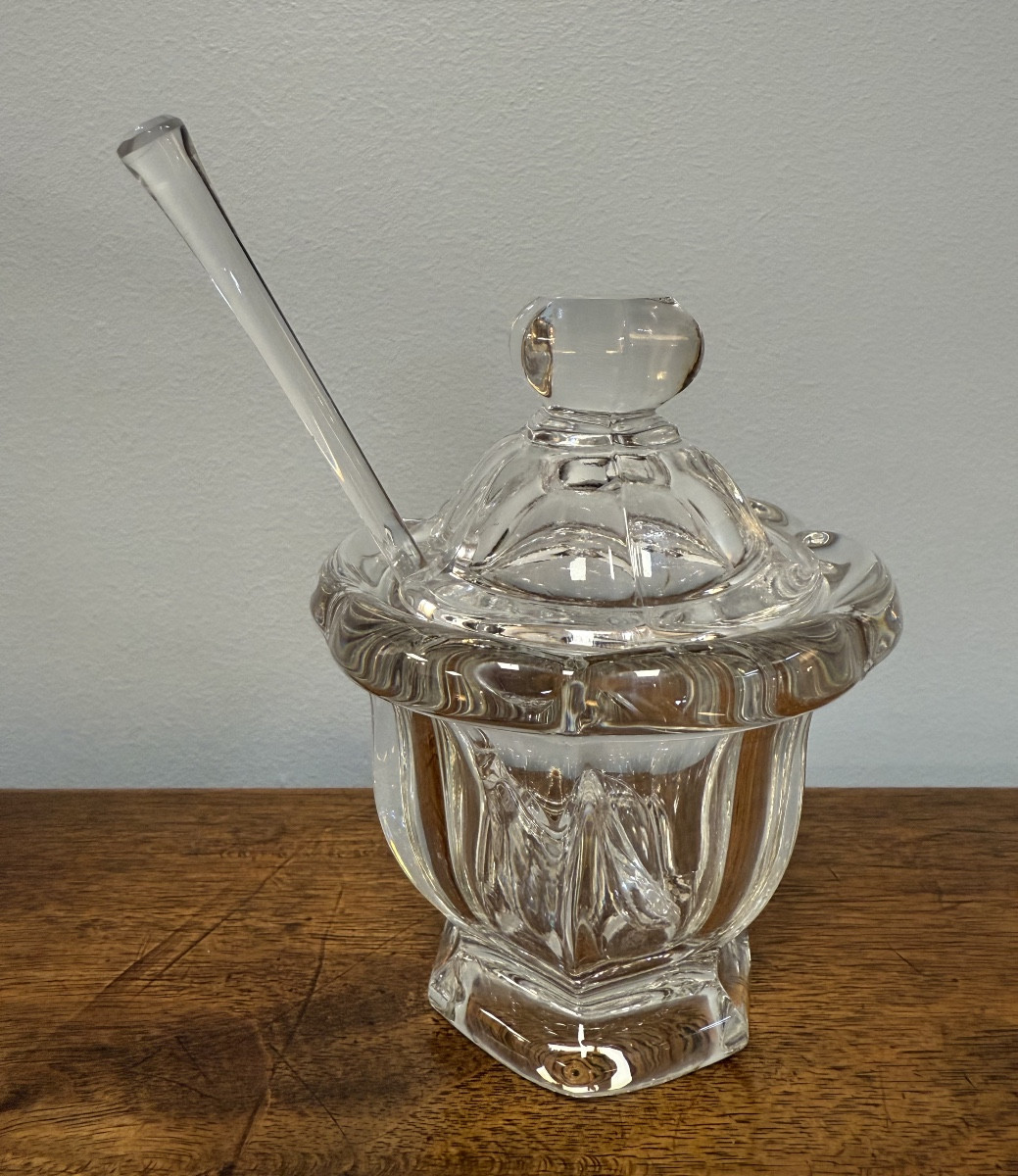 Moutardier en cristal  Baccarat
