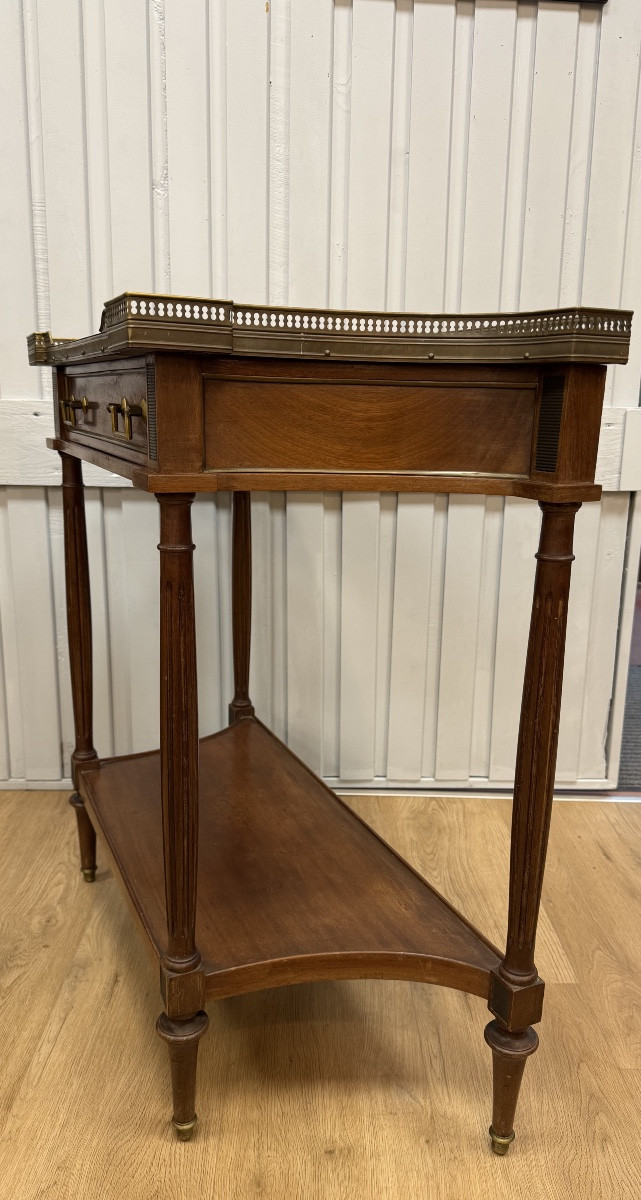 Console de style Louis XVI en acajou-photo-4