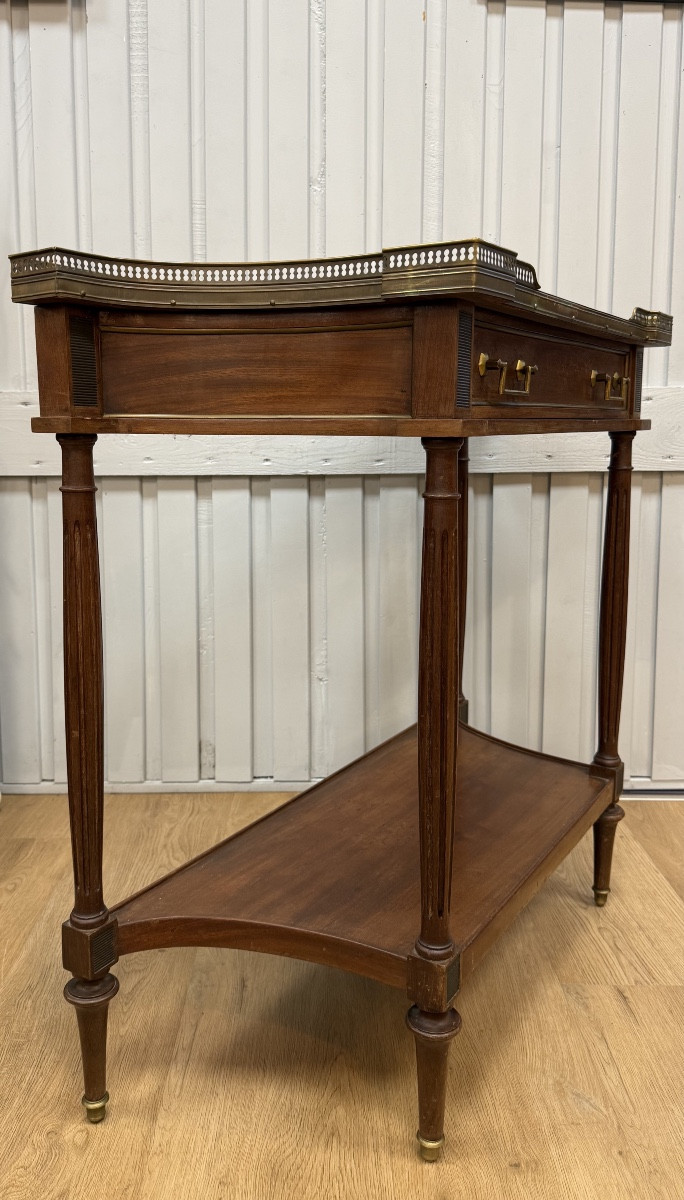 Console de style Louis XVI en acajou-photo-3