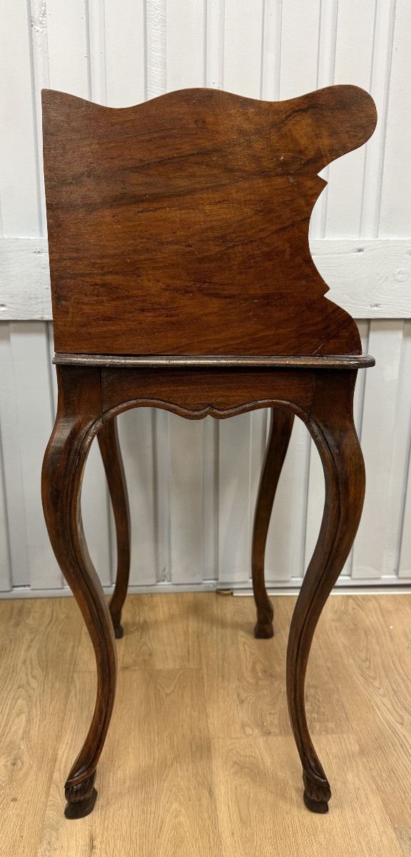 Provencal Walnut Side Table-photo-4