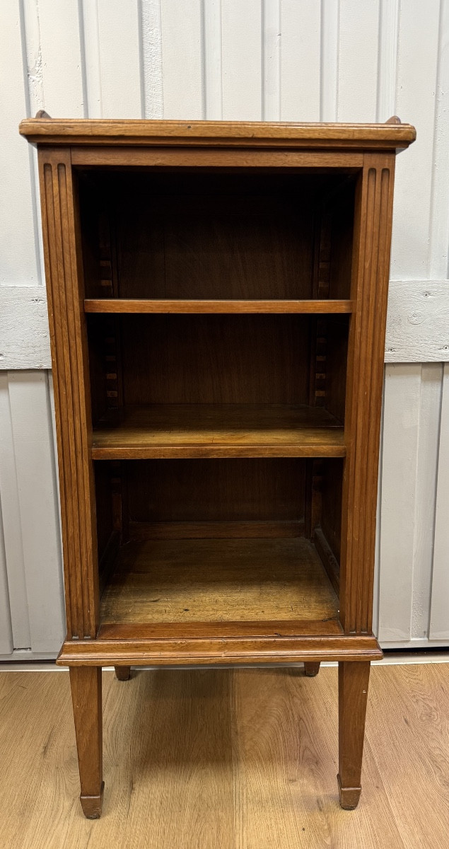 Louis XVI Style Walnut Bookcase-photo-2