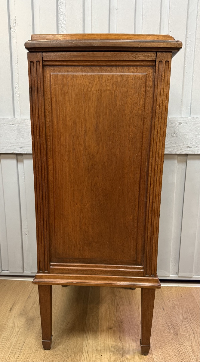 Louis XVI Style Walnut Bookcase-photo-1