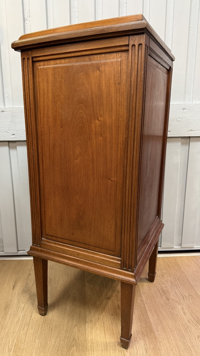 Louis XVI Style Walnut Bookcase-photo-3