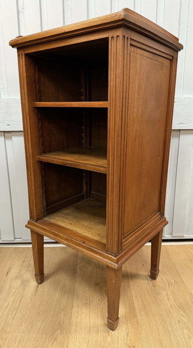 Louis XVI Style Walnut Bookcase-photo-5