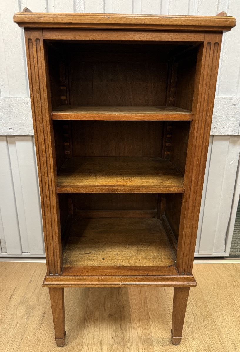 Louis XVI Style Walnut Bookcase-photo-6