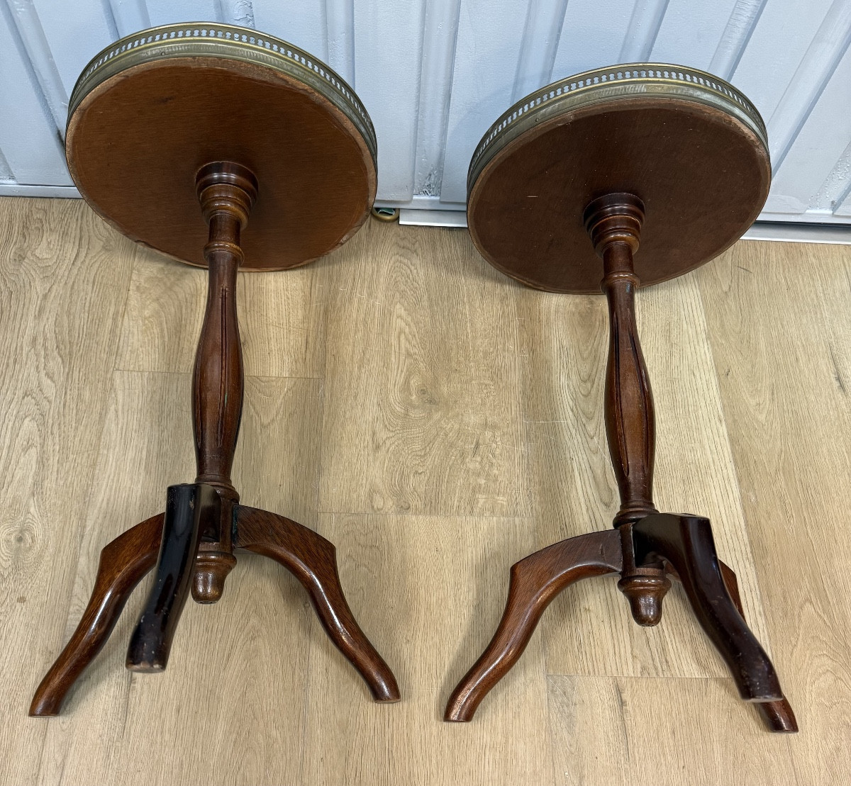 Pair Of Mahogany Side Tables -photo-1