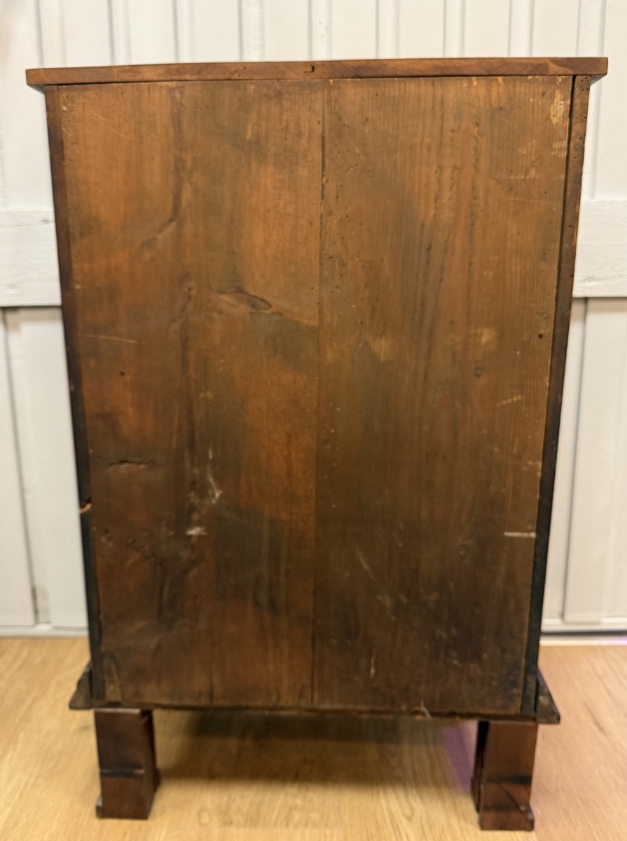 Empire Style Walnut Bookcase-photo-4